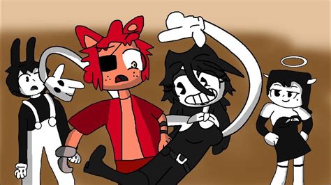 Fazbear and Friends/Zamination Human Edition (2022) Bendy Calls Foxy ...