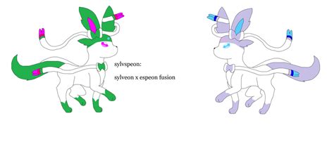 Sylveon X Espeon Fusion design/appearence by MagicCrystal280 on DeviantArt