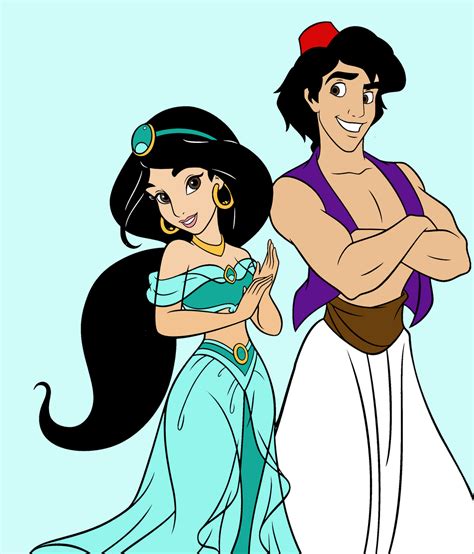 Aladdin and Jasmine~ by GothicBellydancer on DeviantArt