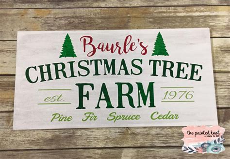 Christmas Tree Farm custom sign – The Painted Knot of Parrish, LLC