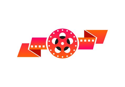 Red Film Cinema Logo Vector Graphic by DEEMKA STUDIO · Creative Fabrica