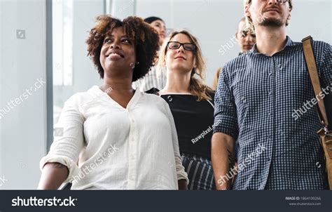 Diverse People Walking Building Stock Photo 1864109266 | Shutterstock