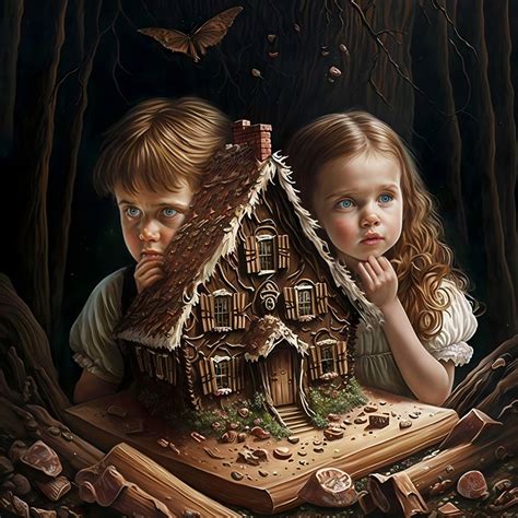 Download Hansel And Gretel, Witches Cottage, Fantasy Art. Royalty-Free ...