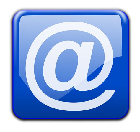 14+ Send Email Button Clipart - Preview : At For Email Blue | HDClipartAll