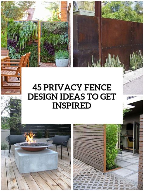 Privacy Fence Design Ideas