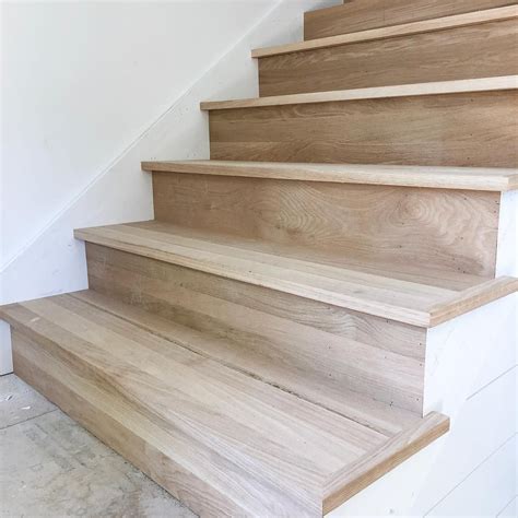 White Oak Stair Treads And Risers - KateBurdekin