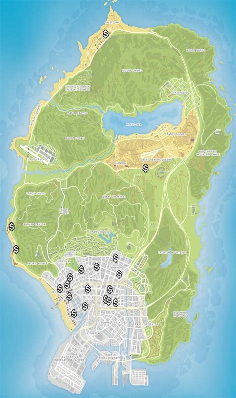 All 19 Bank Locations In GTA 5 (Map & Guide) - 🌇 GTA-XTREME