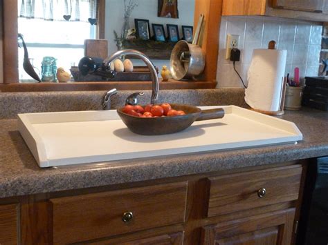 Kitchen Sink Cover Board - Clearwater Smooth kitchen sink spare glass ...