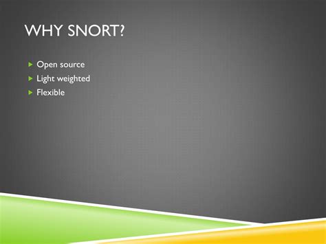 PPT - SNORT PowerPoint Presentation, free download - ID:5482528