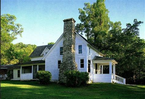 The Laura Ingalls Wilder House in Mansfield, Missouri, also known as Rocky Ridge Farm, custom ...