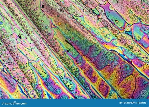 Colorful Sodium Acetate Micro Crystals Stock Image - Image of science ...