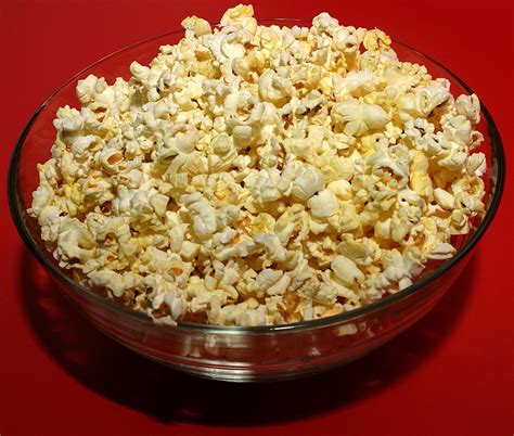 Popcorn in clear bowl Free Photo Download | FreeImages