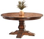 Round Farmhouse Dining Table from DutchCrafters Amish Furniture