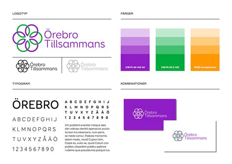 Logo and identity for Örebro Tillsammans on Behance