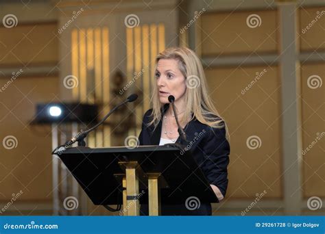 Lael Brainard editorial stock photo. Image of hall, finance - 29261728