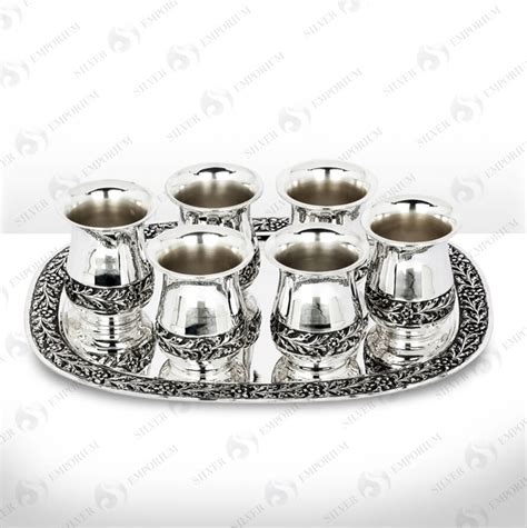 Silver Glass and Tray Set – Silver Emporium