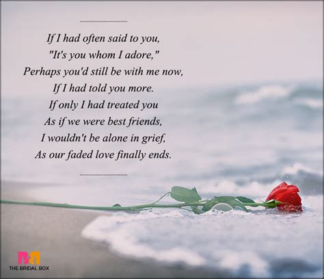 Sad Love Poems For Him & Her: 39 Love Poems To Express Dejection
