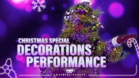 DECORATIONS Unmasked Performance | The Masked Singer Christmas Special - YouTube