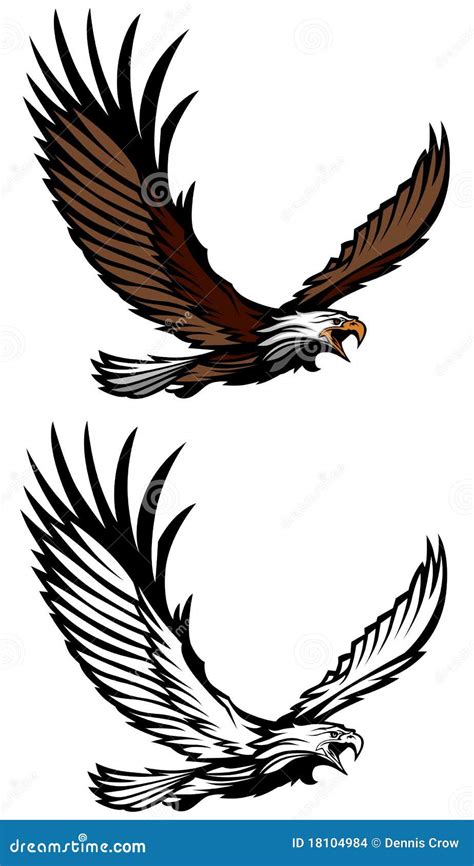 Flying Eagle Vector Logo Stock Images - Image: 18104984