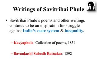 Contribution of Savitribai phule in Education | PPT