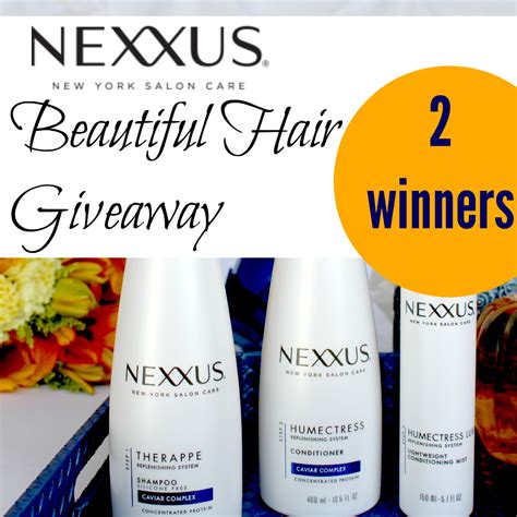 Nexxus Beautiful Hair Giveaway Winners - Freebies 4 Mom