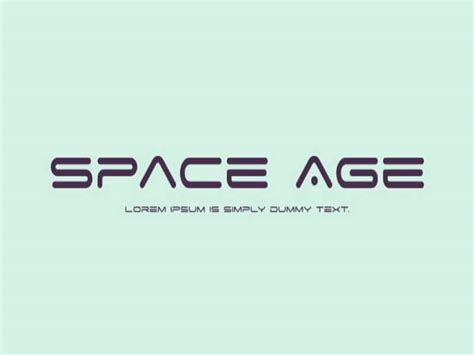 Space Age Font Free Download - Fonts Empire