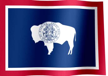 Flag of Wyoming (GIF) - All Waving Flags