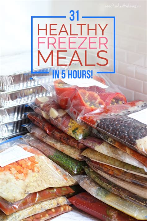 31 Healthy Freezer Meals in 5 Hours | The Family Freezer