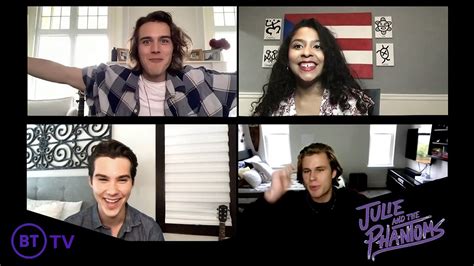 Julie and the Phantoms cast interview: Favourite filming moments and performances - YouTube