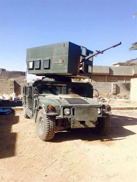 When you NEED a serious gun on a Humvee. Syria, 2014. It looks like a single 23 mm GSh ...