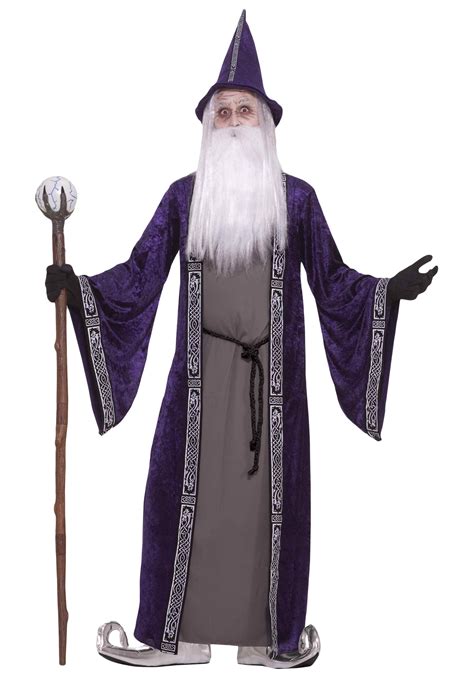 Adult Purple Wizard Costume - Wizard Halloween Costumes