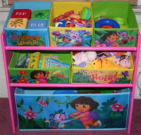 Susie B. Homemaker: Dora the Explorer Multi-Bin Toy Organizer from CSN {Review}