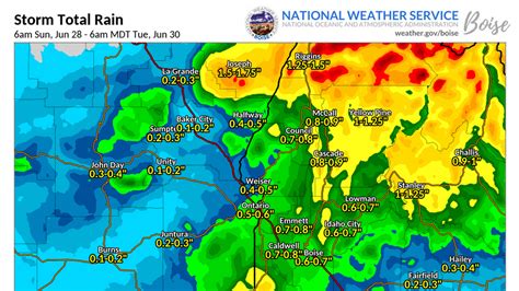 Unusual rain, cold temperatures in Boise ID Monday forecast | Idaho ...