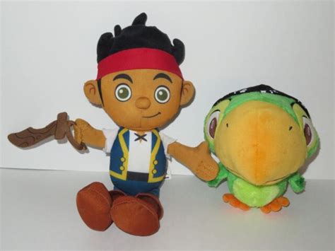 Disney Store Talking Jake And The Neverland Pirates Skully Plush Doll ...