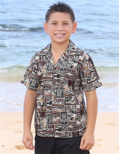 Hawaii Culture Boy Aloha Shirt | Boys hawaiian shirt, Hawaii outfits, Hawaiian wear