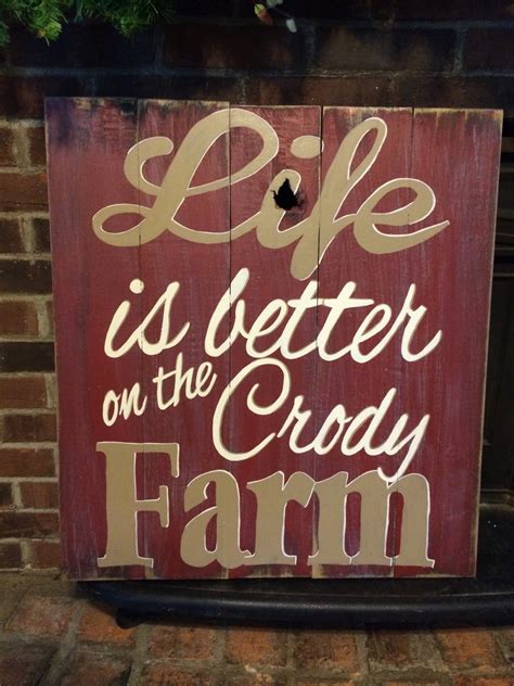 Customized family name farm sign | Etsy