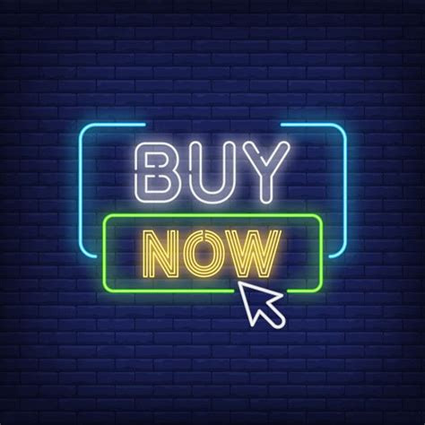 Free Vector | Buy now neon sign in 2024 | Neon signs, Logo online shop, Neon