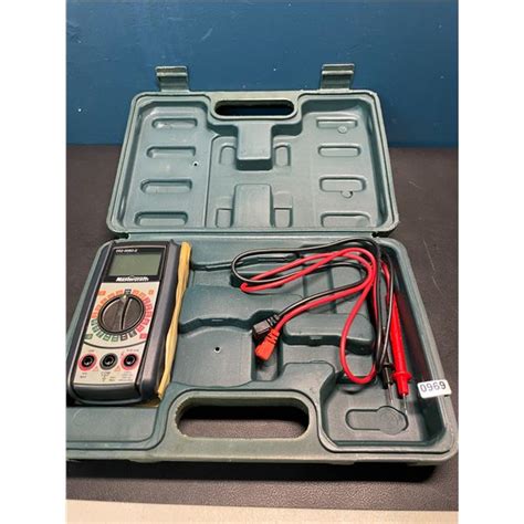 Lot of 1 Mastercraft Digital Multimeter Tool Kit - Used