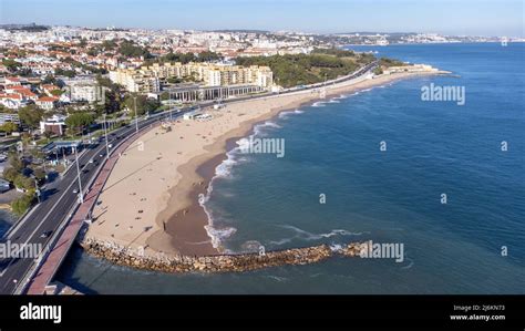 Praia de Santo Amaro de Oeiras, Oeiras, Lisbon, Portugal Stock Photo - Alamy