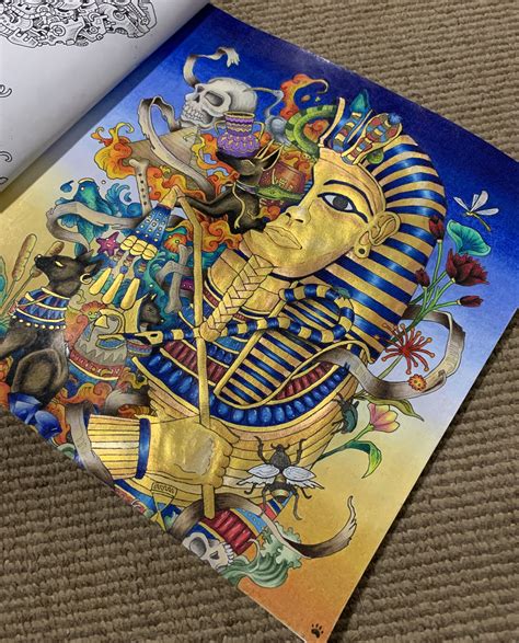 Kerby Rosanes - King Tut - Imagimorphia Animorphia Coloring Book, Coloring Book Art, Colouring ...