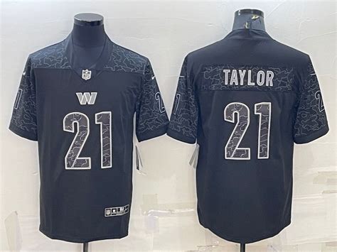 Nike Washington Commanders 21 Sean Taylor Black RFLCTV Limited Jersey