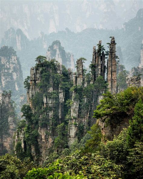 Zhangjiajie National Forest Park, home to the Avatar Hallelujah ...