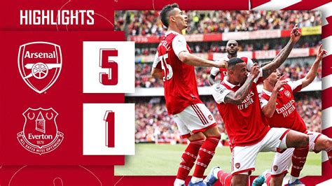 HIGHLIGHTS | Arsenal vs Everton (5-1) | Martinelli, Nketiah, Cedric ...