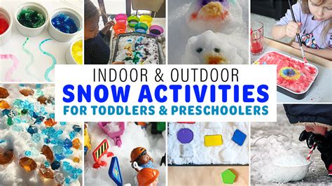 40+ Snow Activities for Toddlers & Preschoolers - Happy Toddler Playtime