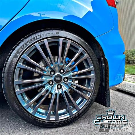 Ford Focus Custom Wheels finished in Alexandrite | Prismatic Powders