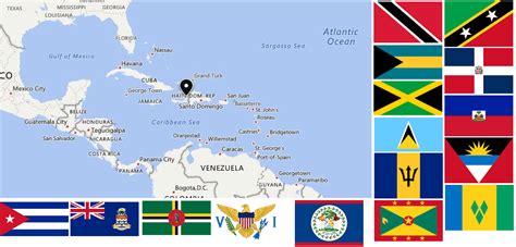 Countries in Caribbean – Countryaah.com