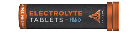 Electrolyte Tablets (new) – Fluid Tactical | Professional Electrolyte ...