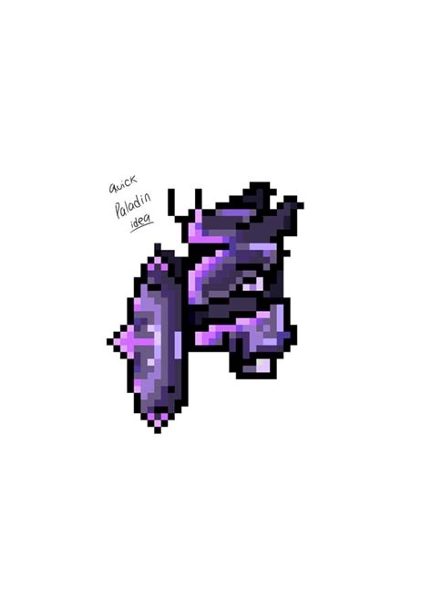 My paladin armor idea! I’m new at this so i know it’s bad. : r/terrariamods