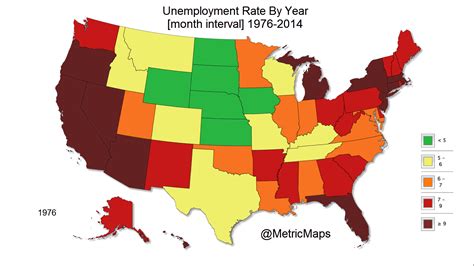 Unemployment By State Map