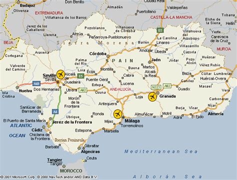 Map Of Andalucia Map Andalusia Maps Images 27216 | The Best Porn Website